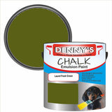 Denny's Chalk Paint For Walls Colour- Laurel Fresh Green - Matte Wipe-Clean Coverage