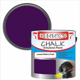 Denny's Chalk Paint For Ceilings Colour- Lavender Mulberry Purple - Matte Stain-Hide Ceiling