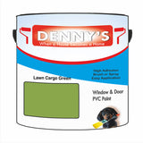 Denny's Plastic Paint For Pipes Colour- Lawn Cargo Green - Chemical-Safe Impactproof Durable