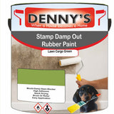 Denny's Waterpoof Paint For Stamp Out Damp Colour- Lawn Cargo Green - Damp-Block Mould-Safe Breathable