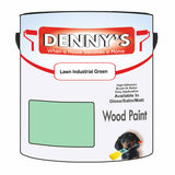 Denny's Wood Paint For Decking Colour- Lawn Industrial Green - Anti-Slip Weatherproof Durable