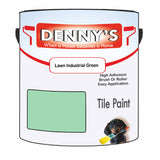 Denny's Tile Paint For Bathroom Tile Colour- Lawn Industrial Green - Moistureproof Easy-Clean Makeover