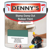 Denny's Waterpoof Paint For Stamp Out Damp Colour- Lawn Retro Green - Damp-Block Mould-Safe Breathable