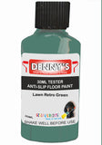 Denny's Floor Paint For Grip Coating Colour- Lawn Retro Green - Anti-Slip Hardwearing Safe