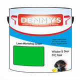 Denny's Plastic Paint For Outdoor Furniture Colour- Lawn Workshop Green - Weatherproof Uv-Safe Scuffproof