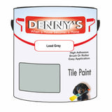 Denny's Tile Paint For Bathroom Tile Colour- Lead Grey - Moistureproof Easy-Clean Makeover