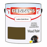 Denny's Wood Paint For Decking Colour- Leather Oxide Brown - Anti-Slip Weatherproof Durable