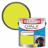 Denny's Chalk Paint For Furniture Colour- Lemon Horizon Honey Yellow - Matte Scuffproof Refresh