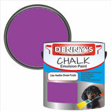 Denny's Chalk Paint For Ceilings Colour- Lilac Heather Dream Purple - Matte Stain-Hide Ceiling