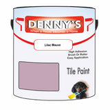 Denny's Tile Paint For Bathroom Tile Colour- Lilac Mauve - Moistureproof Easy-Clean Makeover