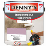 Denny's Waterpoof Paint For Stamp Out Damp Colour- Lilac Mauve - Damp-Block Mould-Safe Breathable