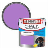 Denny's Chalk Paint For Walls Colour- Lilac Wisteria Purple - Matte Wipe-Clean Coverage