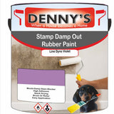 Denny's Waterpoof Paint For Stamp Out Damp Colour- Line Dyno Violet - Damp-Block Mould-Safe Breathable