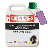 Denny's Stain Paint For Fences Colour- Line Dyno Violet - Weatherproof Uv-Safe Protect