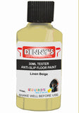 Denny's Floor Paint For Grip Coating Colour- Linen Beige - Anti-Slip Hardwearing Safe