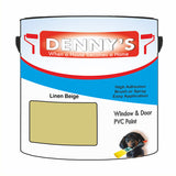 Denny's Plastic Paint For Pipes Colour- Linen Beige - Chemical-Safe Impactproof Durable