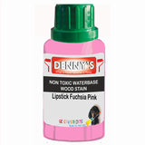 Denny's Stain Paint For Fences Colour- Lipstick Fuchsia Pink - Weatherproof Uv-Safe Protect