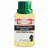 Denny's Stain Paint For Fences Colour- Lumen Amberline Yellow - Weatherproof Uv-Safe Protect