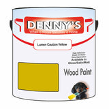 Denny's Wood Paint For Decking Colour- Lumen Caution Yellow - Anti-Slip Weatherproof Durable