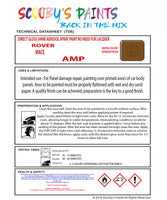 Austin MACE Spray or Brush Paint For Classic Austin Model Metro Restore my Old Austin