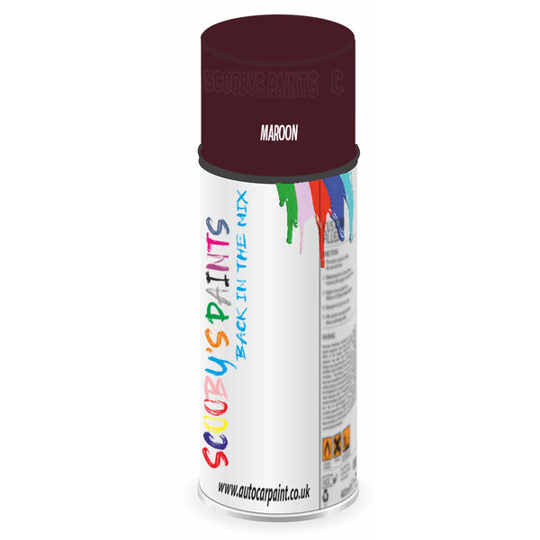 Mixed Paint For Triumph Toledo Maroon Aerosol Spray A2