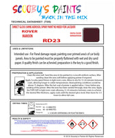 MAROON Aerosol Spray Paint Code RD23 Classic Triumph Model Toledo Automotive Restorative Paint Vehicle Touch-Up Triumph RD23 Paint Car Restoration DIY Auto Painting Classic Car Refinishing High-Quality Spray Paint Automotive Finish Vehicle Restoration Supplies Custom Car Paint Auto Body Paint Aerosol Can Automotive Refinishing Paint for Classic Cars