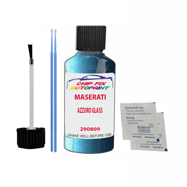 Maserati All Models Azzuro Glass Touch Up Paint Code 290809