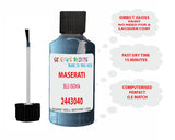 Maserati Blu Ischia Paint Code 2443040