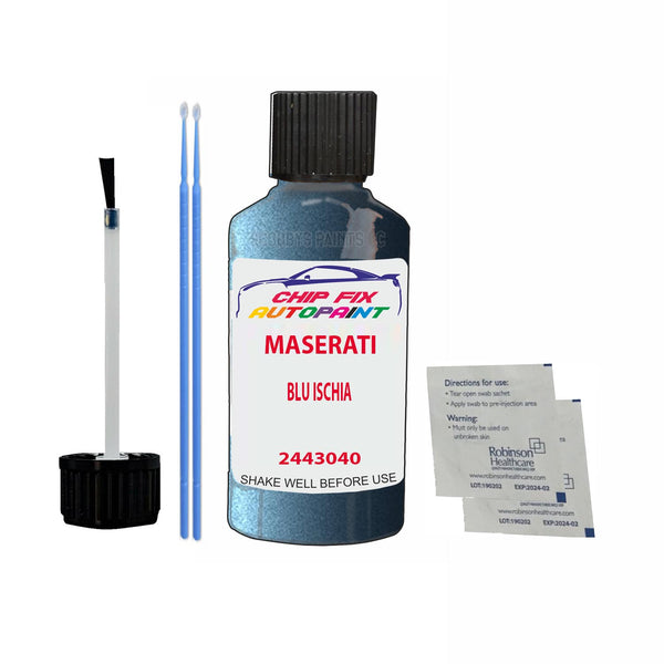 Maserati All Models Blu Ischia Touch Up Paint Code 2443040