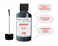 Maserati Blu Night Paint Code 510C