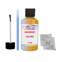 Maserati All Models Giallo Genio Touch Up Paint Code 553B