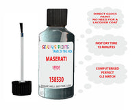 Maserati Verde Paint Code 158530