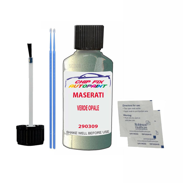 Maserati All Models Verde Opale Touch Up Paint Code 290309