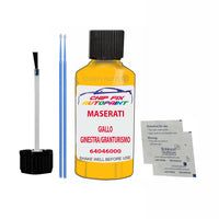 Maserati Gran Tourismo Giallo Ginestra/Granturismo Touch Up Paint Code 64046000