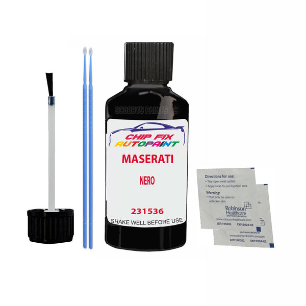 Maserati Spider Gt Nero Touch Up Paint Code 231536