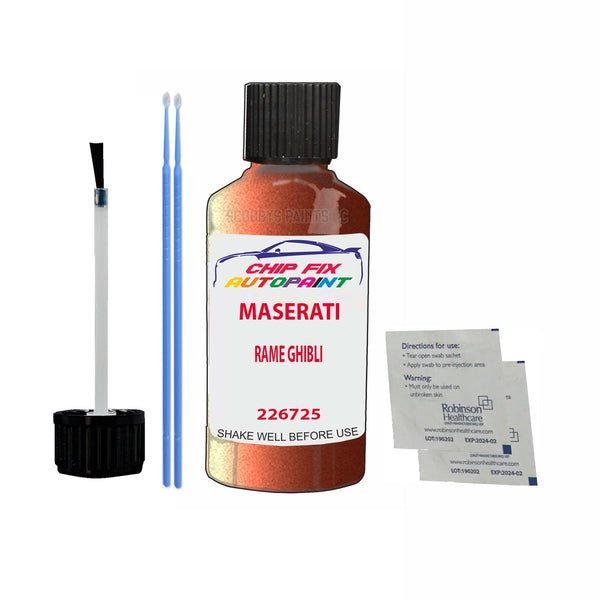 Maserati Spider Gt Rame Ghibli Touch Up Paint Code 226725