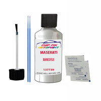 Maserati Quattroporte Bianco Fuji Touch Up Paint Code 137739