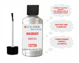 Maserati Bianco Fuji Paint Code 137739