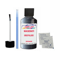 Maserati Gran Tourismo Grigio Palladio Touch Up Paint Code 203609