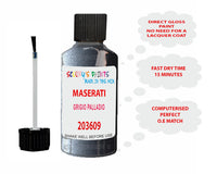 Maserati Grigio Palladio Paint Code 203609