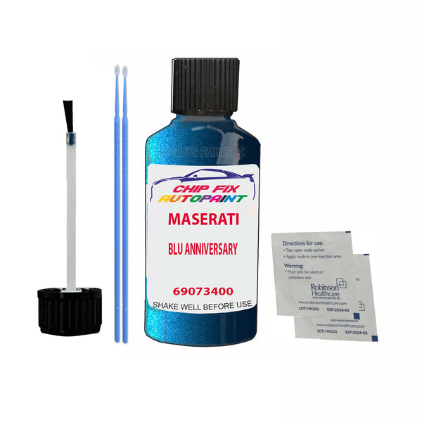 Maserati Gransport Blu Anniversary Touch Up Paint Code 69073400