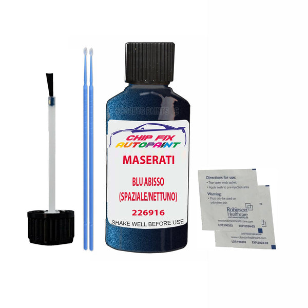 Maserati Quattroporte Blu Abisso (Spaziale/Nettuno) Touch Up Paint Code 226916