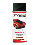 Maserati Verde Deep Emerald Aerosol Spray Paint Code 266318 Basecoat Spray Paint