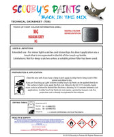 Instructions for use MG All Models Touch Up Paint