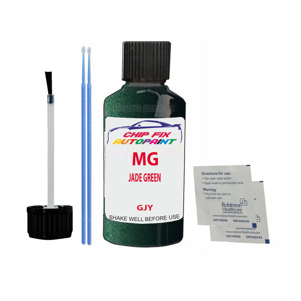 Mg All Models Jade Green Touch Up Paint Code Gjy