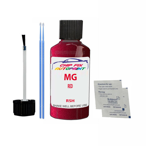 Mg All Models Red Touch Up Paint Code Rsh