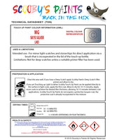 Instructions for use MG All Models Touch Up Paint