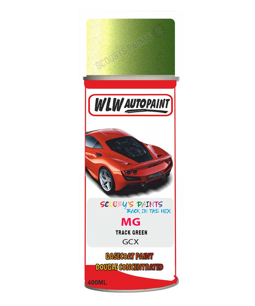 MG TRACK GREEN Aerosol Spray Paint Code: GCX Basecoat Spray Paint
