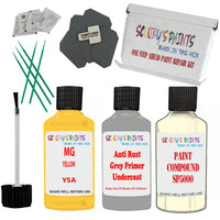 Mg Yellow Car Setailing And Polish Finish Kit