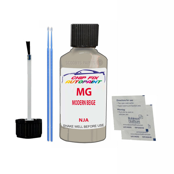 Mg Cyberster Modern Beige Touch Up Paint Code Nja